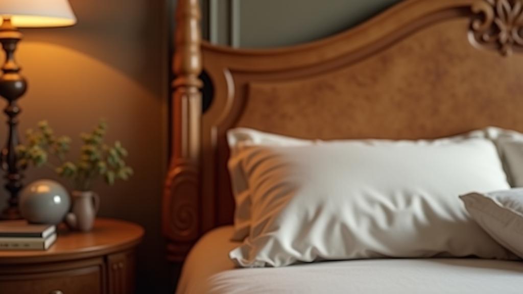 Detail shot of a bespoke bedroom suite, highlighting the artistry and quality of handmade furniture.